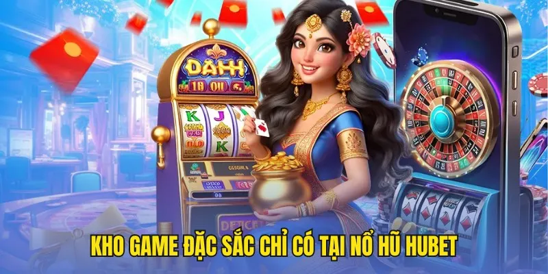 Kho game ấn tượng, đặc sắc tích hợp tại nổ hũ Hubet